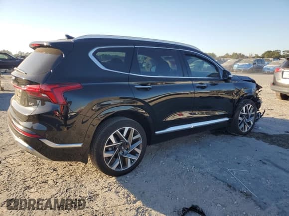 ✅ 2023 Hyundai Santa Fe Calligraphy • VIN: 5NMS54AL5PH637261 • Lot: 92569065. Listed on Copart with 28,252 mi. Free auction sales archive from the USA and detailed vehicle history report at DreamBid. Image 3.