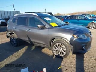 ✅ 2016 Nissan Rogue SL • VIN: 5N1AT2MV2GC875193 • Lot: 43536160. Listed on IAAI with 208,240 mi. Free auction sales archive from the USA and detailed vehicle history report at DreamBid. Image 1.