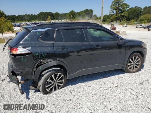 ✅ 2023 Toyota Corolla Cross XLE • VIN: 7MUDAABGXPV071606 • Lot: 71673425. Listed on Copart with 59,107 mi. Free auction sales archive from the USA and detailed vehicle history report at DreamBid. Image 3.