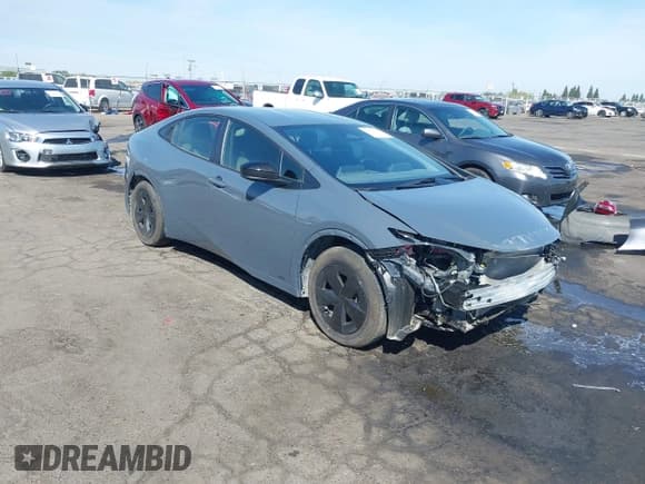 ✅ 2024 Toyota Prius LE • VIN: JTDADABU9R3022198 • Lot: 43122047. Listed on IAAI with 18,714 mi. Free auction sales archive from the USA and detailed vehicle history report at DreamBid. Image 1.