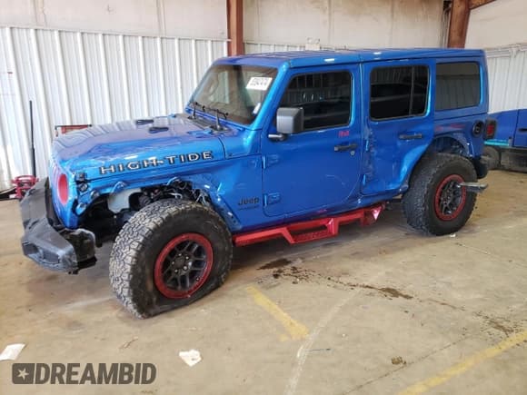 ✅ 2022 Jeep Wrangler Unlimited Sport S • VIN: 1C4HJXDG3NW255701 • Lot: 83847474. Wystawiony na Copart z przebiegiem 35 689 mil. Bezpłatny archiwum sprzedaży aukcyjnych z USA i szczegółowy raport historii pojazdu na DreamBid. Zdjęcie 1.