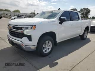 2025 Chevrolet Silverado 1500 LT z VIN 1GCUKDED7SZ298723, wystawiony jako Copart lot #81161485 z przebiegiem 992 mil mil oraz Szkoda całkowita • Salvage title. Historia ofert i sprzedaży dostępna na DreamBid. Obrazek 1.