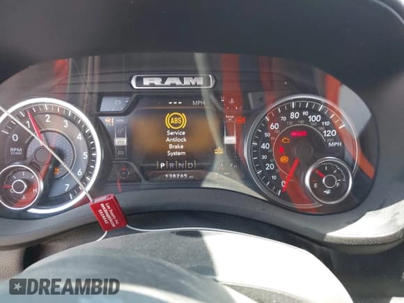 ✅ 2022 Ram 2500 Tradesman • VIN: 3C6UR5CJ4NG203881 • Lot: 42513409. Listed on IAAI with 138,265 mi. Free auction sales archive from the USA and detailed vehicle history report at DreamBid. Image 7.