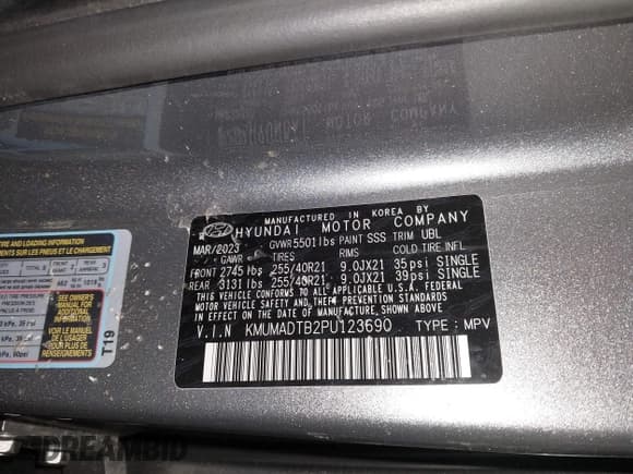 ✅ 2023 Genesis GV70 2.5T • VIN: KMUMADTB2PU123690 • Lot: 43884287. Listed on IAAI with 25,765 mi. Free auction sales archive from the USA and detailed vehicle history report at DreamBid. Image 9.