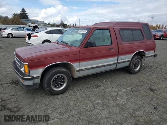 1993 Chevrolet S-10 X96 с VIN 1GCCS14RXP8134497, выставлен на аукционе Copart как лот 80912514 с пробегом 167 287 миль миль и Списание • Salvage title. История ставок и продаж доступна на DreamBid. Изображение 1.