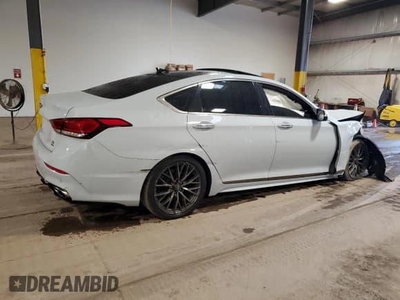 ✅ 2019 Genesis G80 3.8L • VIN: KMTFN4JEXKU303992 • Lot: 80250705. Wystawiony na Copart z przebiegiem 53 956 mil. Bezpłatny archiwum sprzedaży aukcyjnych z USA i szczegółowy raport historii pojazdu na DreamBid. Zdjęcie 3.