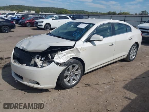 ✅ 2010 Buick LaCrosse CXL • VIN: 1G4GC5EG7AF158483 • Lot: 43467168. Listed on IAAI with 75,740 mi. Free auction sales archive from the USA and detailed vehicle history report at DreamBid. Image 2.