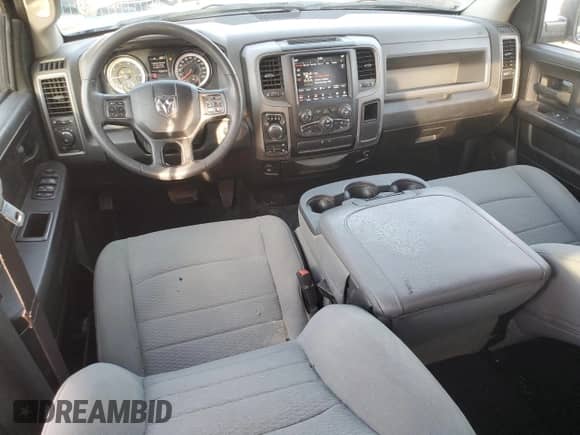 2019 Ram 1500 Express with VIN 1C6RR7FGXKS643366, listed as a Copart auction lot 86594144 with 52,621 mi miles and Salvage title. Bid and sale history available at DreamBid. Image 8.