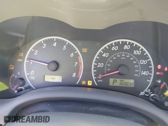 ✅ 2010 Toyota Corolla LE • VIN: 2T1BU4EEXAC389164 • Lot: 43478640. Wystawiony na IAAI z przebiegiem 160 038 mil. Bezpłatny archiwum sprzedaży aukcyjnych z USA i szczegółowy raport historii pojazdu na DreamBid. Zdjęcie 7.