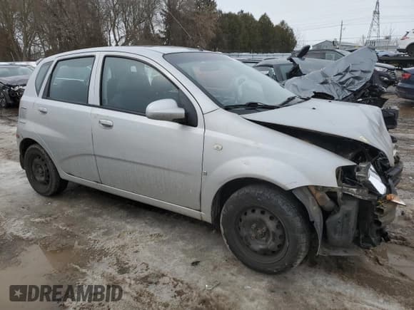 ✅ 2007 Chevrolet Aveo LT • VIN: KL1TG65667B765244 • Lot: 46334155. Wystawiony na Copart z przebiegiem 325 363 mil. Bezpłatny archiwum sprzedaży aukcyjnych z USA i szczegółowy raport historii pojazdu na DreamBid. Zdjęcie 4.