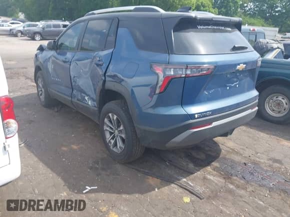 2025 Chevrolet Equinox FWD LT с VIN 3GNAXHEG1SL178520, выставлен на аукционе IAAI как лот 42148692 с пробегом 5 345 миль миль и . История ставок и продаж доступна на DreamBid. Изображение 3.