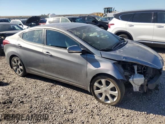 ✅ 2013 Hyundai Elantra GLS • VIN: KMHDH4AE1DU995863 • Lot: 83866015. Listed on Copart with 225,578 mi. Free auction sales archive from the USA and detailed vehicle history report at DreamBid. Image 4.