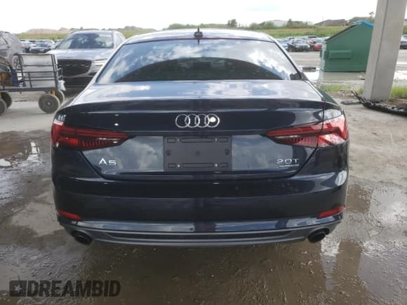 ✅ 2018 Audi A5 Premium Plus • VIN: WAUTNAF57JA103979 • Lot: 69623065. Listed on Copart with Not provided. Free auction sales archive from the USA and detailed vehicle history report at DreamBid. Image 6.