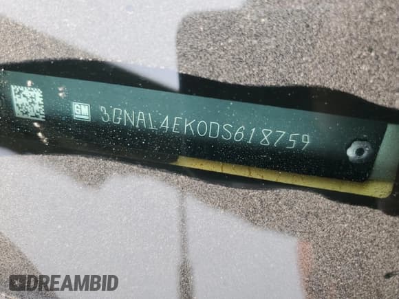 ✅ 2013 Chevrolet Captiva Sport LTZ • VIN: 3GNAL4EK0DS618759 • Lot: 54757645. Wystawiony na Copart z przebiegiem 119 571 mil. Bezpłatny archiwum sprzedaży aukcyjnych z USA i szczegółowy raport historii pojazdu na DreamBid. Zdjęcie 12.