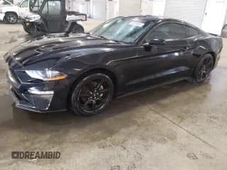 ✅ 2019 Ford Mustang EcoBoost • VIN: 1FA6P8TH1K5112761 • Lot: 44359905. Listed on Copart with 70,865 mi. Free auction sales archive from the USA and detailed vehicle history report at DreamBid. Image 1.