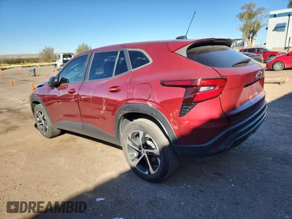 2024 Chevrolet Trax 1RS с VIN KL77LGE23RC122594, выставлен на аукционе Copart как лот 85427515 с пробегом 33 628 миль миль и Списание • Salvage title. История ставок и продаж доступна на DreamBid. Изображение 2.