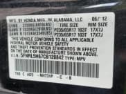 ✅ 2012 Honda Odyssey EX-L • VIN: 5FNRL5H67CB120842 • Lot: 43696449. Listed on IAAI with 255,903 mi. Free auction sales archive from the USA and detailed vehicle history report at DreamBid. Image 9.