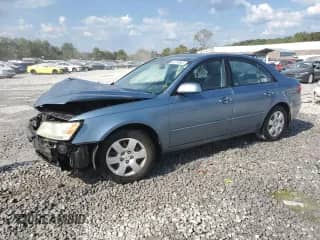 2009 Hyundai Sonata GLS with VIN 5NPET46CX9H566768, listed as a Copart auction lot 80718645 with 143,616 mi miles and Salvage title. Bid and sale history available at DreamBid. Image 1.