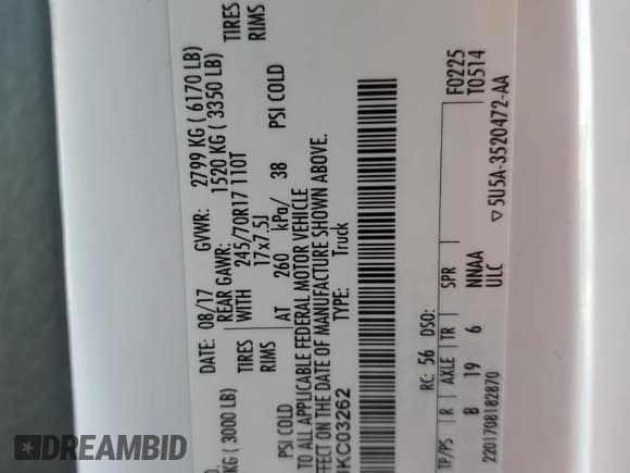 ✅ 2018 Ford F-150 XL • VIN: 1FTMF1CB1JKC03262 • Lot: 90277325. Listed on Copart with 145,504 mi. Free auction sales archive from the USA and detailed vehicle history report at DreamBid. Image 12.