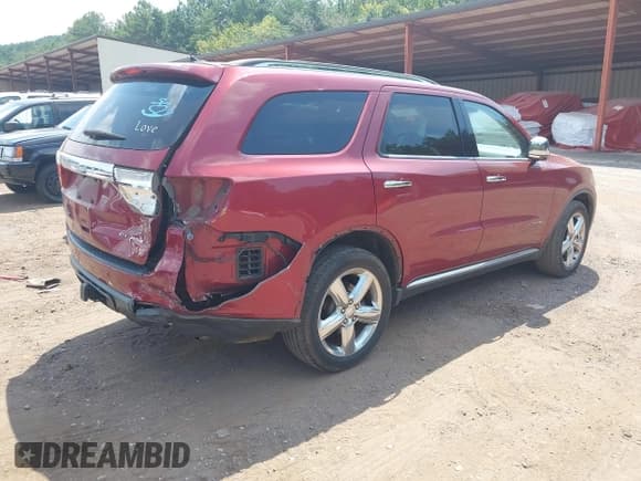 ✅ 2013 Dodge Durango Citadel • VIN: 1C4RDHEG3DC687589 • Lot: 43042901. Listed on IAAI with 159,653 mi. Free auction sales archive from the USA and detailed vehicle history report at DreamBid. Image 4.