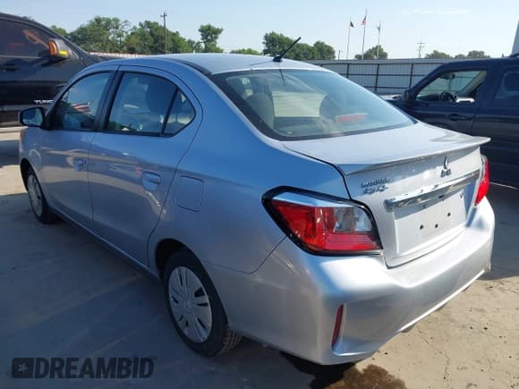 ✅ 2023 Mitsubishi Mirage ES • VIN: ML32FUFJXPHF04233 • Лот: 42244329. Опубликован ранее на IAAI с пробегом 35 666 миль. Бесплатный доступ к архиву аукционных продаж из США и подробный отчёт об истории автомобиля на DreamBid. Изображение 3.