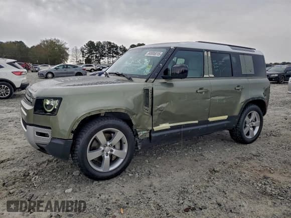 ✅ 2024 Land Rover Defender S • VIN: SALEJ7EU0R2271822 • Лот: 90885015. Опубликован ранее на Copart с пробегом 42 998 миль. Бесплатный доступ к архиву аукционных продаж из США и подробный отчёт об истории автомобиля на DreamBid. Изображение 1.