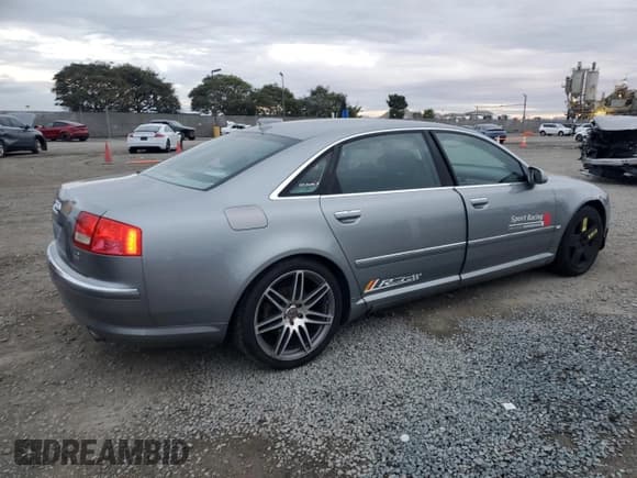 ✅ 2007 Audi A8 4.2L • VIN: WAUMV44E27N020213 • Lot: 93978605. Wystawiony na Copart z przebiegiem 145 686 mil. Bezpłatny archiwum sprzedaży aukcyjnych z USA i szczegółowy raport historii pojazdu na DreamBid. Zdjęcie 3.