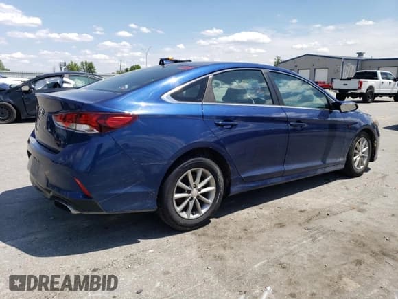 ✅ 2018 Hyundai Sonata SE • VIN: 5NPE24AF1JH715349 • Lot: 51345283. Listed on Copart with 66,712 mi. Free auction sales archive from the USA and detailed vehicle history report at DreamBid. Image 3.