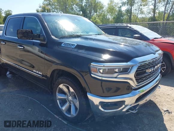 ✅ 2019 Ram 1500 Limited • VIN: 1C6SRFHT6KN640324 • Lot: 43105628. Listed on IAAI with 129,698 mi. Free auction sales archive from the USA and detailed vehicle history report at DreamBid. Image 6.