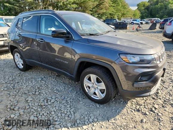 2022 Jeep Compass Latitude с VIN 3C4NJDBB9NT154533, выставлен на аукционе Copart как лот 65537715 с пробегом 23 613 миль миль и Списание • Salvage title. История ставок и продаж доступна на DreamBid. Изображение 4.