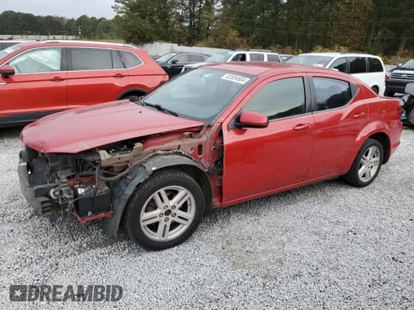 ✅ 2013 Dodge Avenger SXT • VIN: 1C3CDZCB4DN624884 • Лот: 82004604. Опубликован ранее на Copart с пробегом 284 390 миль. Бесплатный доступ к архиву аукционных продаж из США и подробный отчёт об истории автомобиля на DreamBid. Изображение 1.