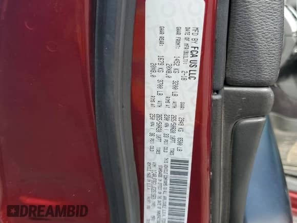 2018 Jeep Grand Cherokee Sterling с VIN 1C4RJFBG1JC251563, выставлен на аукционе Copart как лот 90716005 с пробегом 84 046 миль миль и Списание • Salvage title. История ставок и продаж доступна на DreamBid. Изображение 13.