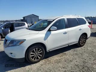 ✅ 2016 Nissan Pathfinder Platinum • VIN: 5N1AR2MN4GC602870 • Lot: 90542835. Listed on Copart with 92,785 mi. Free auction sales archive from the USA and detailed vehicle history report at DreamBid. Image 1.