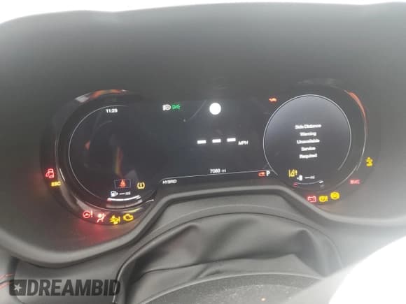 ✅ 2024 Dodge Hornet R/T Plus • VIN: ZACPDFDW6R3A21972 • Lot: 61363415. Listed on Copart with 7,089 mi. Free auction sales archive from the USA and detailed vehicle history report at DreamBid. Image 9.