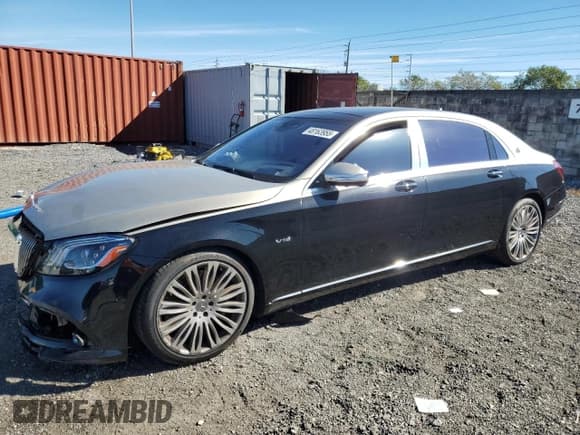 ✅ 2020 Mercedes-Benz S • VIN: W1KUX8AB1LA564983 • Lot: 48163955. Listed on Copart with Not provided. Free auction sales archive from the USA and detailed vehicle history report at DreamBid. Image 1.