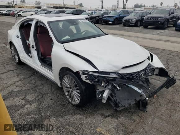 2024 Lexus IS 300 с VIN JTHDA1D24R5129048, выставлен на аукционе Copart как лот 57604335 с пробегом 6 339 миль миль и Чистый • Clean title. История ставок и продаж доступна на DreamBid. Изображение 4.