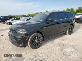 2022 Dodge Durango R/T with VIN 1C4SDHCT5NC101641, listed as a Copart auction lot 67034185 with 76,923 mi miles and Salvage title. Bid and sale history available at DreamBid. Image 1.