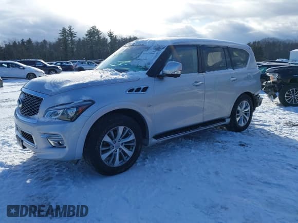 ✅ 2016 Infiniti QX80 • VIN: JN8AZ2NE0G9123172 • Lot: 41425064. Listed on IAAI with 94,541 mi. Free auction sales archive from the USA and detailed vehicle history report at DreamBid. Image 2.