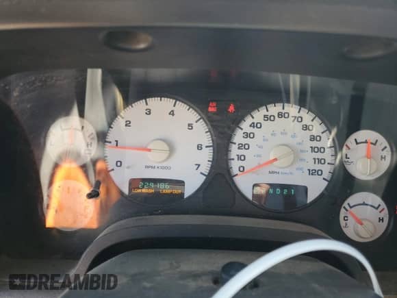 2005 Dodge 1500 SLT z VIN 1D7HA16D35J544287, wystawiony jako Copart lot #54892635 z przebiegiem 229 186 mil mil oraz Szkoda całkowita • Salvage title. Historia ofert i sprzedaży dostępna na DreamBid. Obrazek 9.