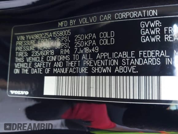 ✅ 2010 Volvo XC90 I6 • VIN: YV4982CZ5A1558005 • Lot: 43340455. Wystawiony na IAAI z przebiegiem 128 157 mil. Bezpłatny archiwum sprzedaży aukcyjnych z USA i szczegółowy raport historii pojazdu na DreamBid. Zdjęcie 9.