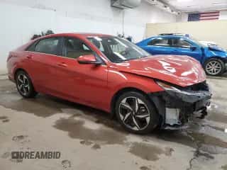 2021 Hyundai Elantra Limited with VIN KMHLP4AG9MU102497, listed as a Copart auction lot 84274225 with 109,002 mi miles and Non repairable. Bid and sale history available at DreamBid. Image 4.