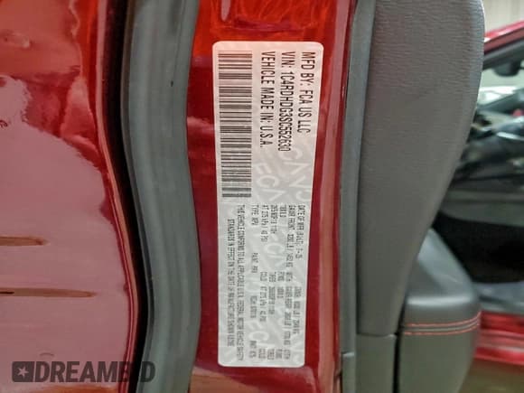 ✅ 2025 Dodge Durango GT • VIN: 1C4RDHDG3SC552630 • Lot: 93910805. Listed on Copart with 8,167 mi. Free auction sales archive from the USA and detailed vehicle history report at DreamBid. Image 13.