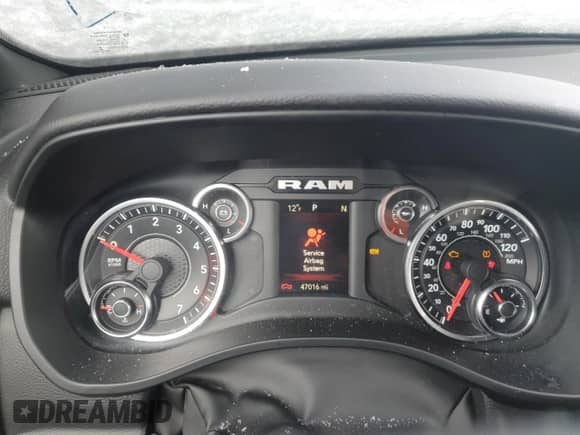 2022 Ram 1500 Lone Star with VIN 1C6SRFFT0NN280913, listed as a Copart auction lot 41757035 with 47,016 mi miles and Clean title. Bid and sale history available at DreamBid. Image 9.