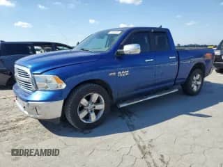 2018 Ram 1500 SLT with VIN 1C6RR6GT3JS101031, listed as a Copart auction lot 81939535 with 163,680 mi miles and Salvage title. Bid and sale history available at DreamBid. Image 1.