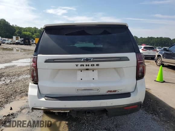2022 Chevrolet Tahoe RST with VIN 1GNSKRKD5NR289927, listed as a Copart auction lot 63465955 with 66,424 mi miles and Salvage title. Bid and sale history available at DreamBid. Image 6.