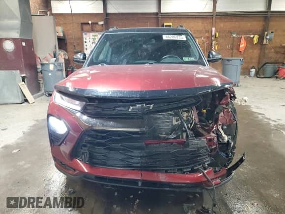 2022 Chevrolet TrailBlazer RS with VIN KL79MTSL5NB084183, listed as a Copart auction lot 86286235 with 64,778 mi miles and Salvage title. Bid and sale history available at DreamBid. Image 5.