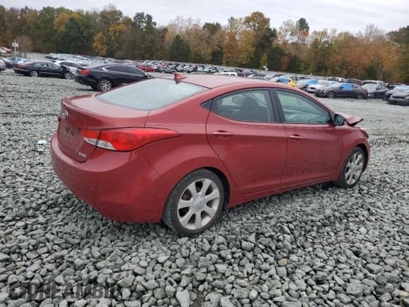 ✅ 2012 Hyundai Elantra GLS • VIN: KMHDH4AE2CU301731 • Lot: 89919035. Listed on Copart with 309,612 mi. Free auction sales archive from the USA and detailed vehicle history report at DreamBid. Image 3.