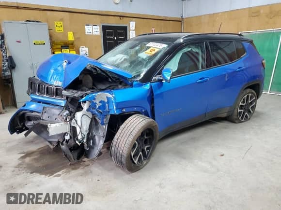 2018 Jeep Compass Limited с VIN 3C4NJDCB4JT484640, выставлен на аукционе Copart как лот 81132475 с пробегом 86 185 миль миль и Списание • Salvage title. История ставок и продаж доступна на DreamBid. Изображение 1.