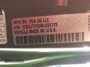 ✅ 2021 Jeep Gladiator Overland • VIN: 1C6HJTFG0ML507773 • Lot: 41617970. Wystawiony na IAAI z przebiegiem 95 816 mil. Bezpłatny archiwum sprzedaży aukcyjnych z USA i szczegółowy raport historii pojazdu na DreamBid. Zdjęcie 9.