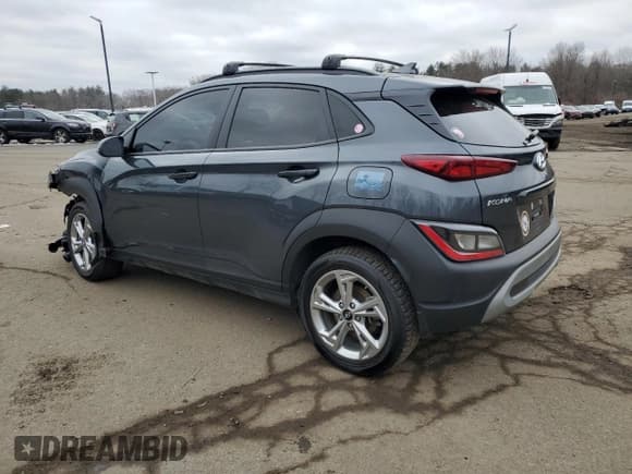 ✅ 2022 Hyundai Kona SEL • VIN: KM8K3CAB7NU831749 • Lot: 43954754. Listed on Copart with 52,267 mi. Free auction sales archive from the USA and detailed vehicle history report at DreamBid. Image 2.